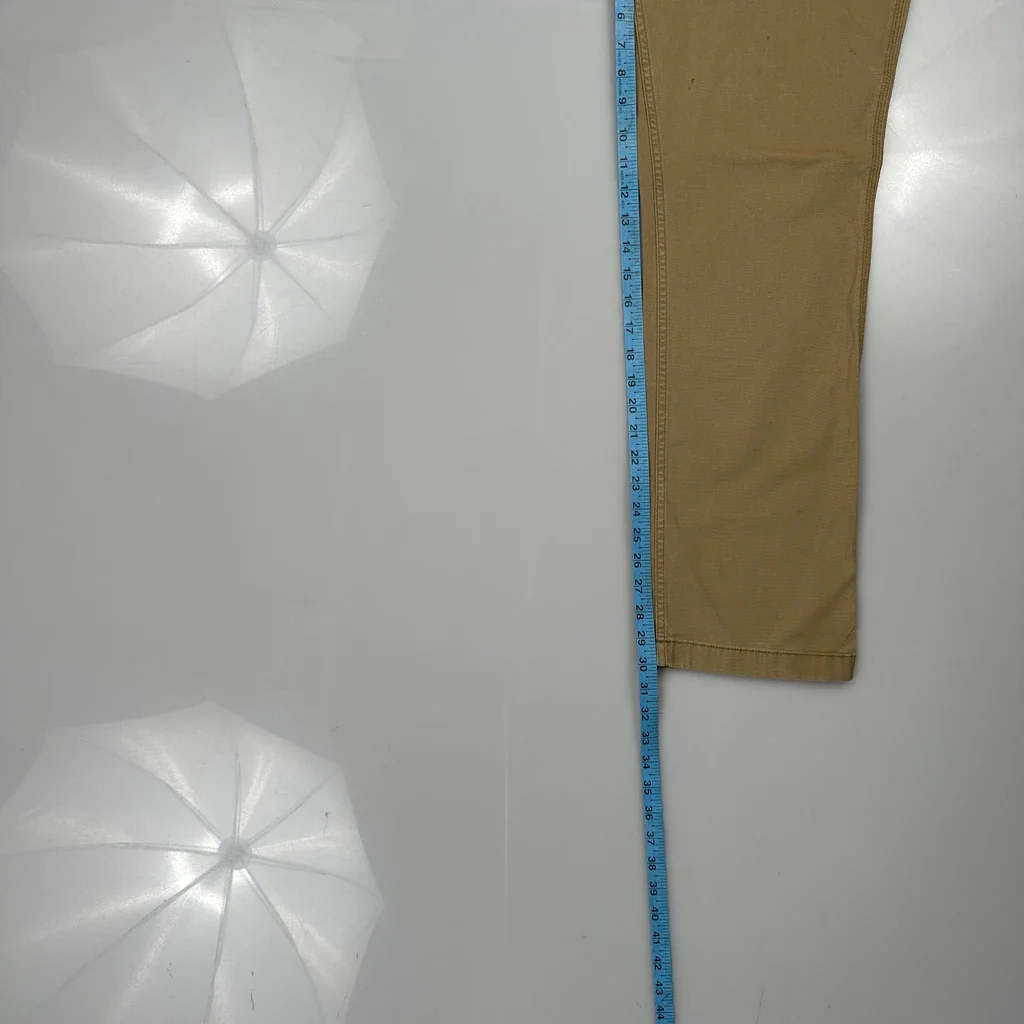 Carhartt Carpenter Trousers - 28W 30L Beige Cotton - Image 6