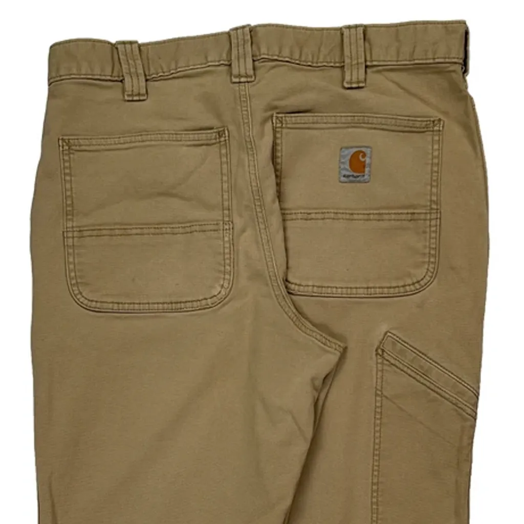 Carhartt Carpenter Trousers - 30W 30L Beige Cotton - Image 8