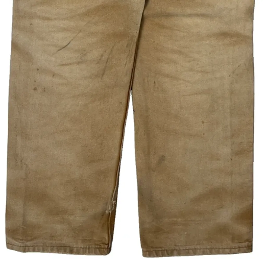 Carhartt Double Knee Carpenter Trousers - 30W 32L Beige Cotton - Image 8