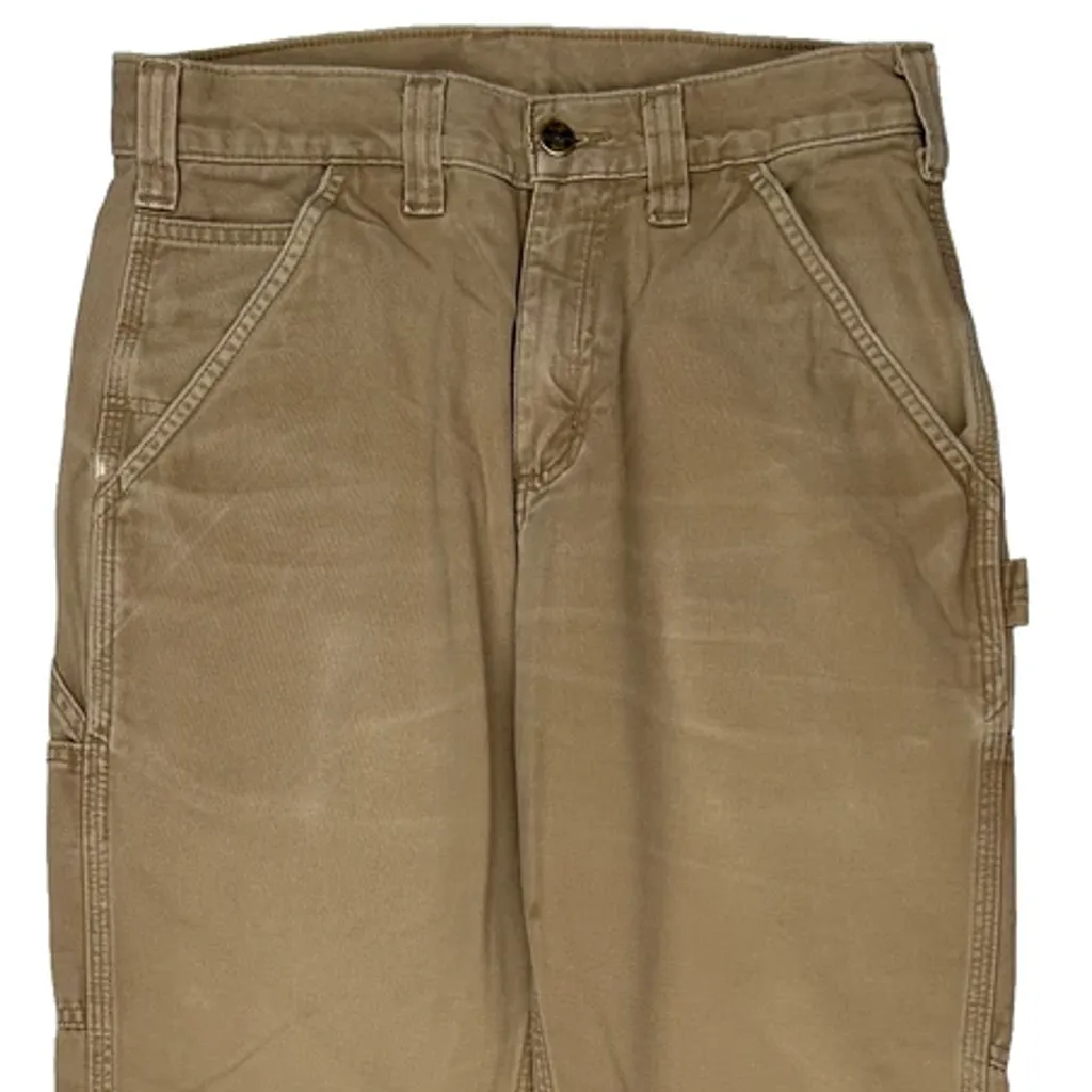 Carhartt Carpenter Trousers - 30W 31L Beige Cotton - Image 10
