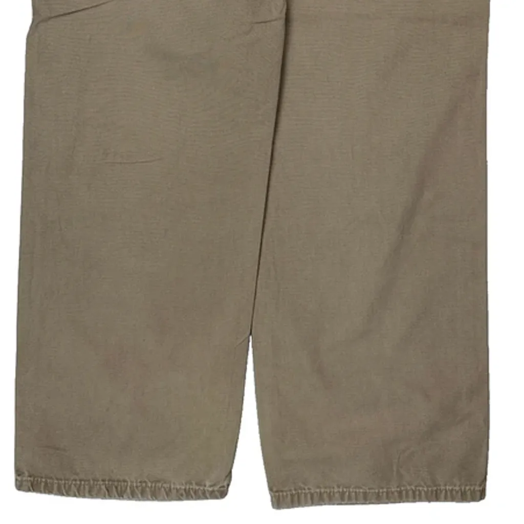 Carhartt Carpenter Trousers - 33W 33L Beige Cotton - Image 8