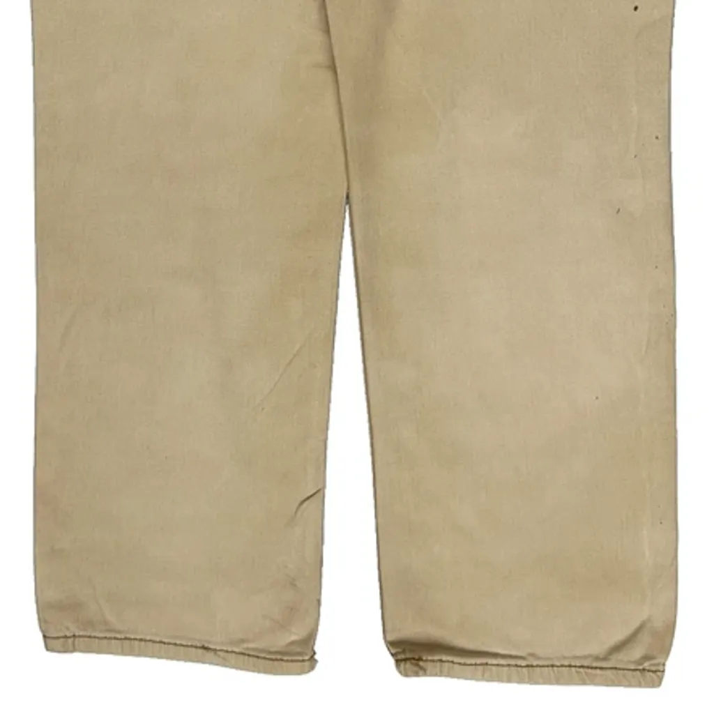 Carhartt Carpenter Trousers - 33W 31L Beige Cotton - Image 7