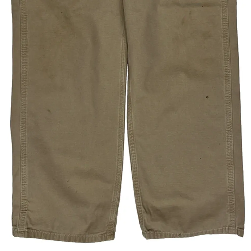 Carhartt Carpenter Trousers - 33W 30L Beige Cotton - Image 10