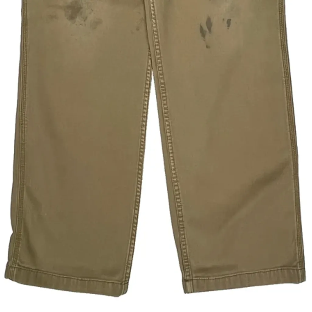 Carhartt Carpenter Trousers - 33W 33L Beige Cotton - Image 10