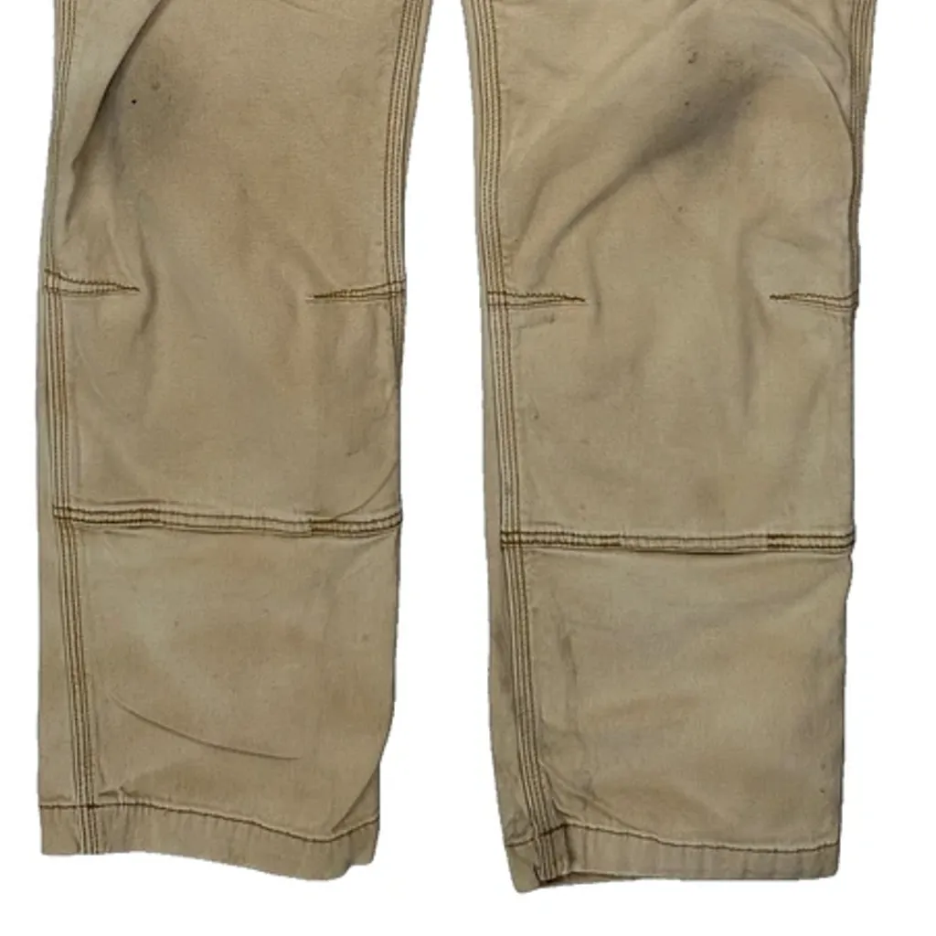 Carhartt Double Knee Carpenter Trousers - 34W 30L Beige Cotton - Image 9