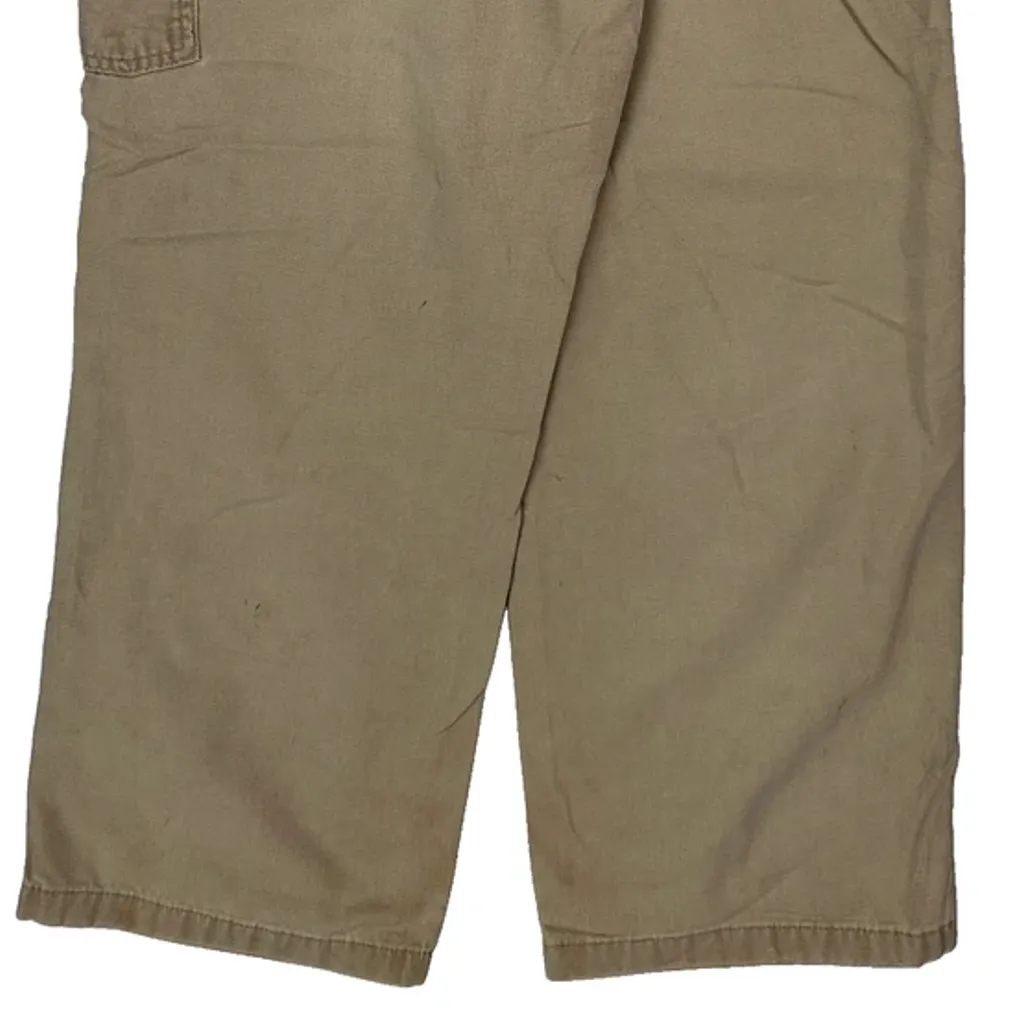 Carhartt Carpenter Trousers - 34W 28L Beige Cotton - Image 8
