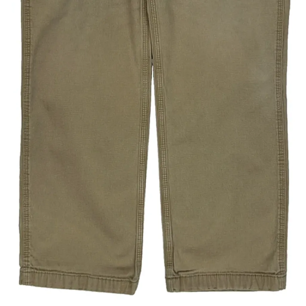 Carhartt Carpenter Trousers - 34W 28L Beige Cotton - Image 11