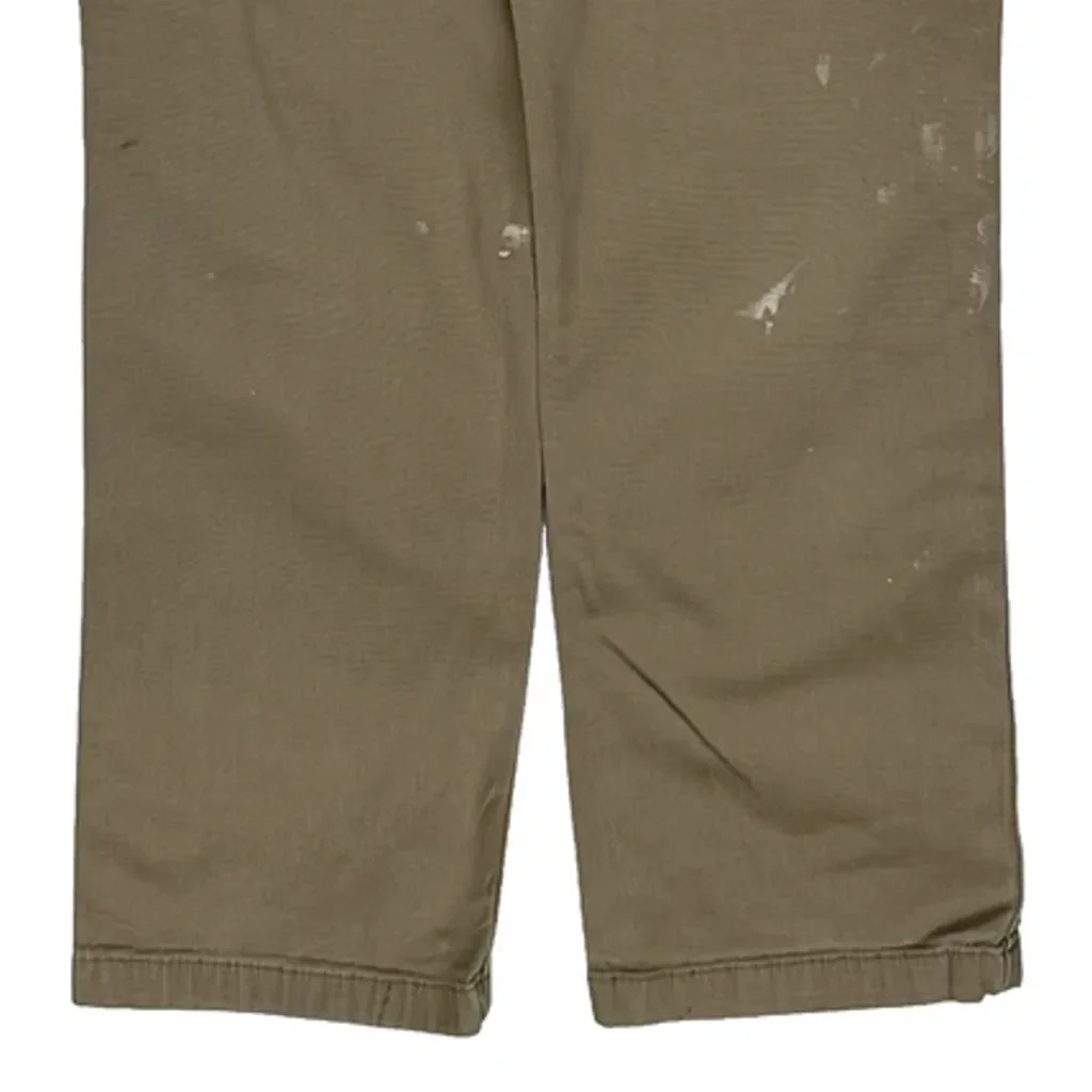 Carhartt Carpenter Trousers - 34W 31L Beige Cotton - Image 8