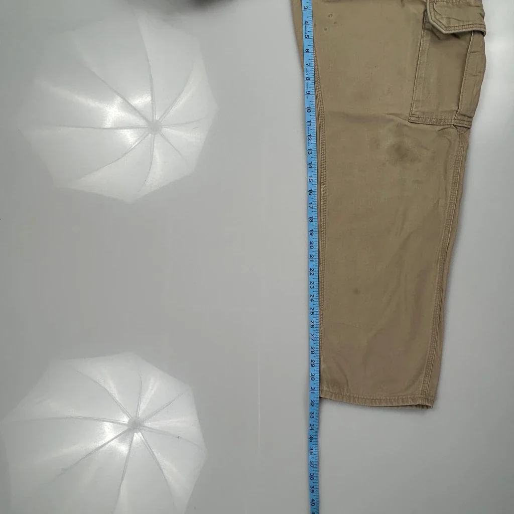 Carhartt Carpenter Trousers - 34W 32L Beige Cotton - Image 5