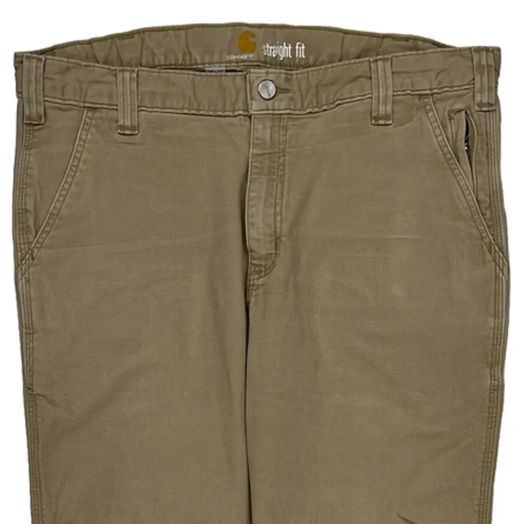 Carhartt Carpenter Trousers - 35W 30L Beige Cotton - Image 10