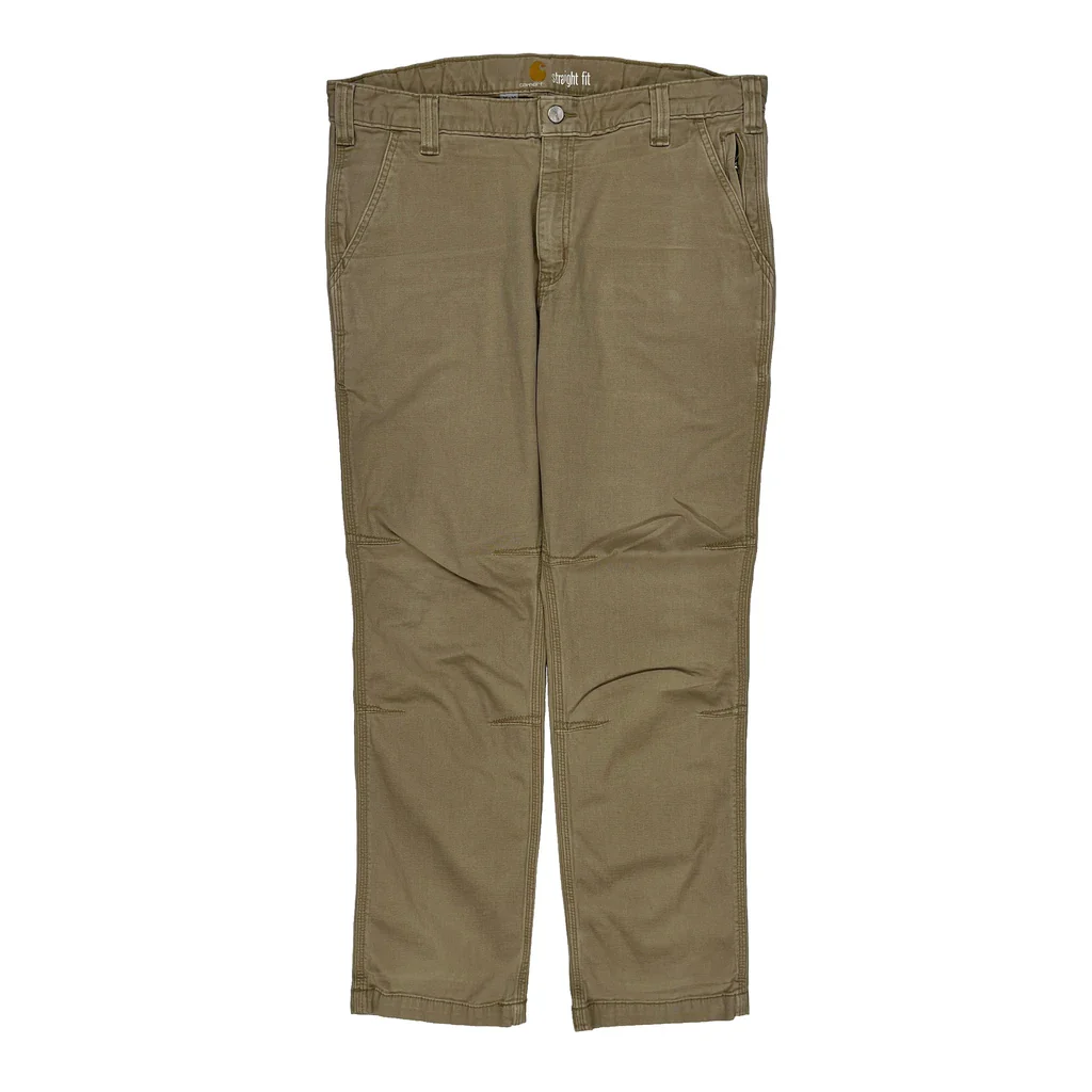 Carhartt Carpenter Trousers - 35W 30L Beige Cotton - Image 2