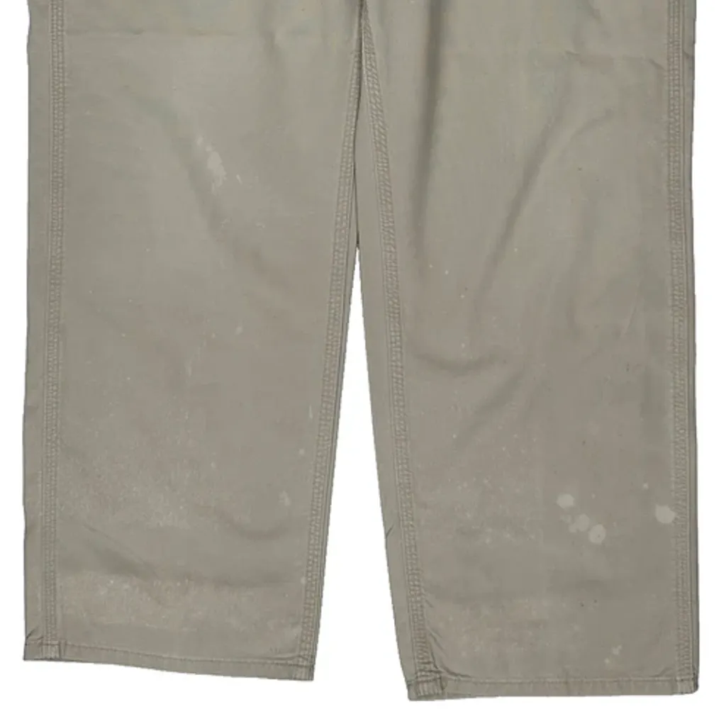 Carhartt Carpenter Trousers - 35W 32L Beige Cotton - Image 10