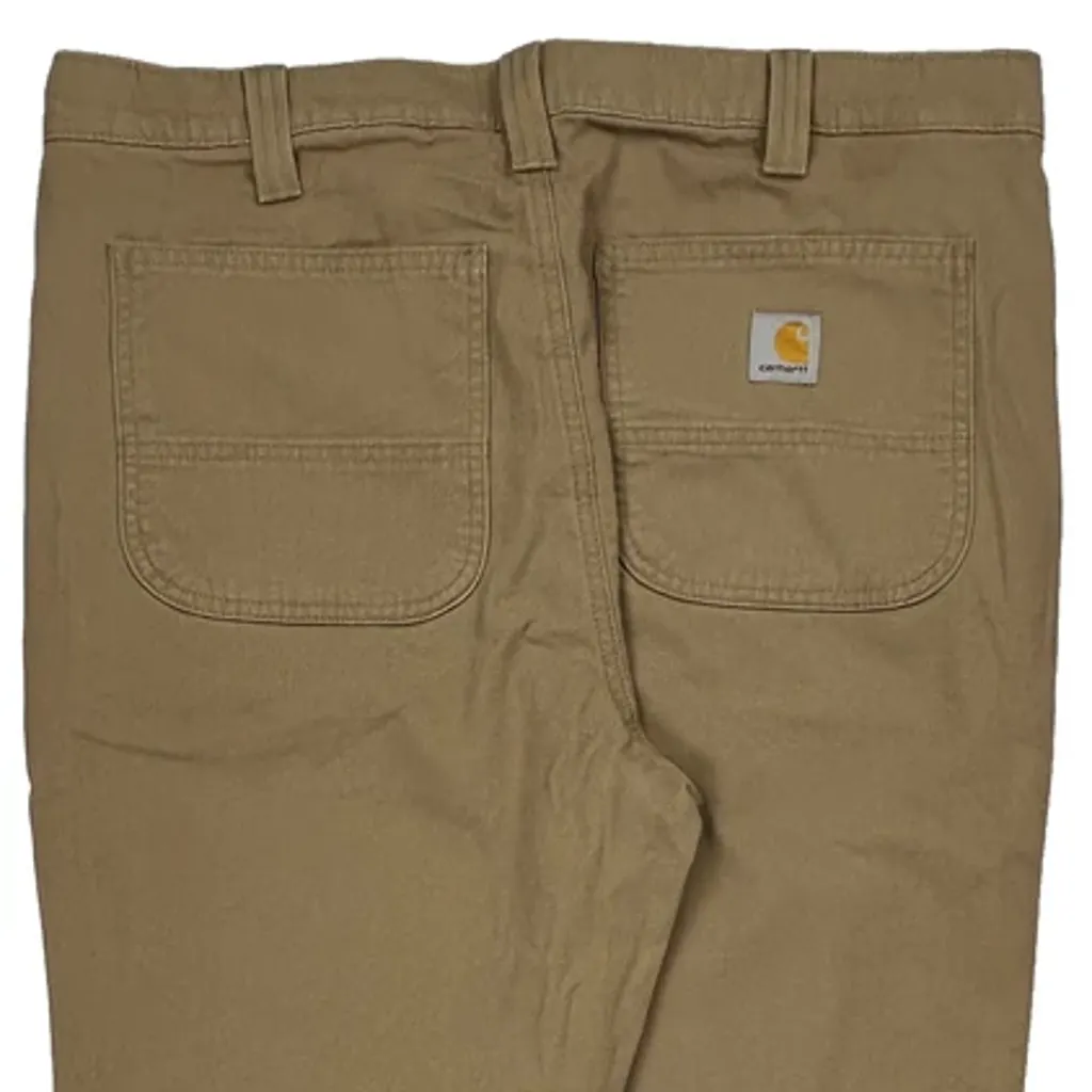 Carhartt Carpenter Trousers - 35W 33L Beige Cotton - Image 8