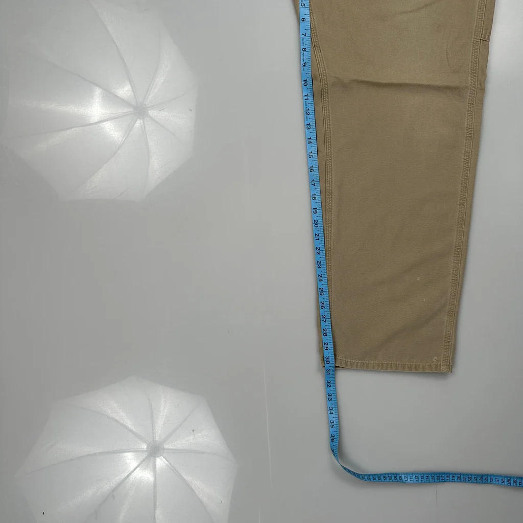 Carhartt Carpenter Trousers - 36W 31L Beige Cotton - Image 5