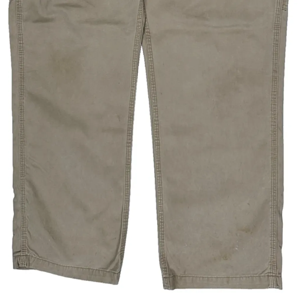 Carhartt Carpenter Trousers - 36W 30L Beige Cotton - Image 10