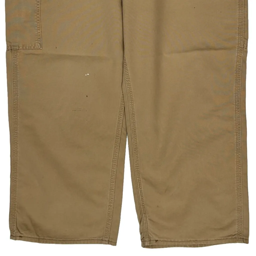 Carhartt Carpenter Trousers - 36W 26L Beige Cotton - Image 9