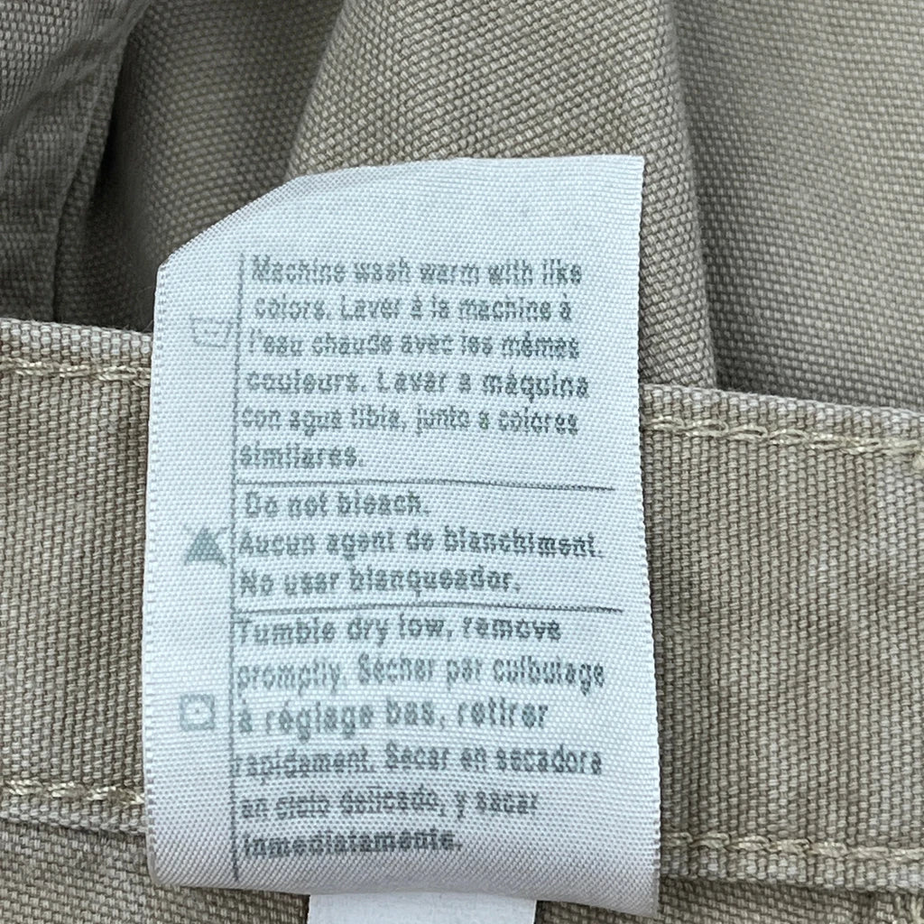 Carhartt Carpenter Trousers - 38W 30L Beige Cotton - Image 7