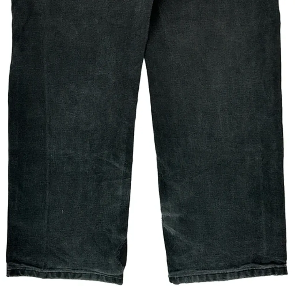 Carhartt Double Knee Carpenter Trousers - 28W 29L Black Cotton - Image 7