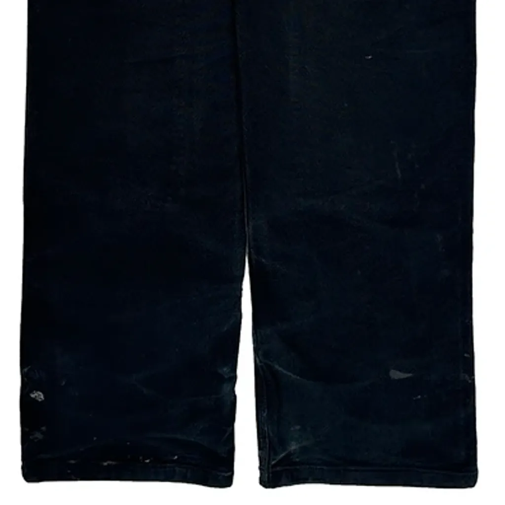 Carhartt Double Knee Carpenter Trousers - 30W 32L Black Cotton - Image 8