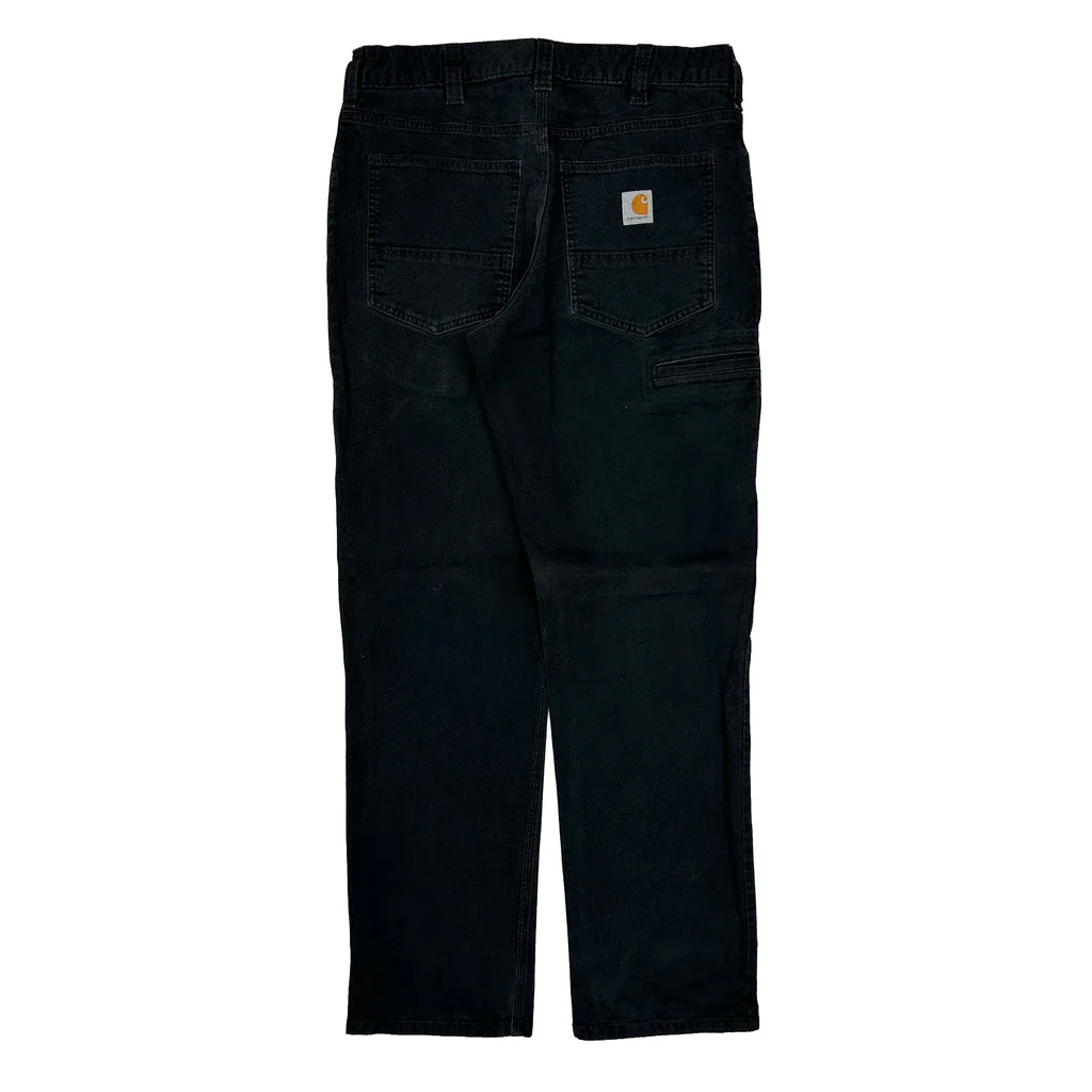 Carhartt Carpenter Trousers - 31W 31L Black Cotton