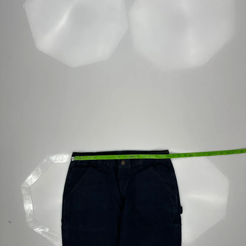 Carhartt B11 Mdt Carpenter Trousers - 32W 26L Black Cotton - Image 3
