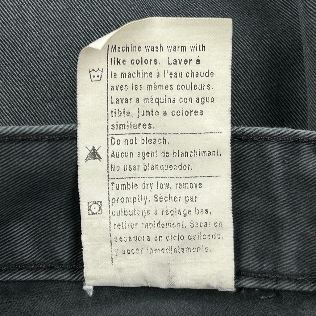 Carhartt Carpenter Trousers - 33W 28L Black Cotton - Image 7