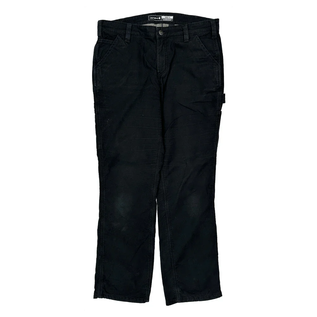 Carhartt Carpenter Trousers - 33W 31L Black Cotton - Image 2