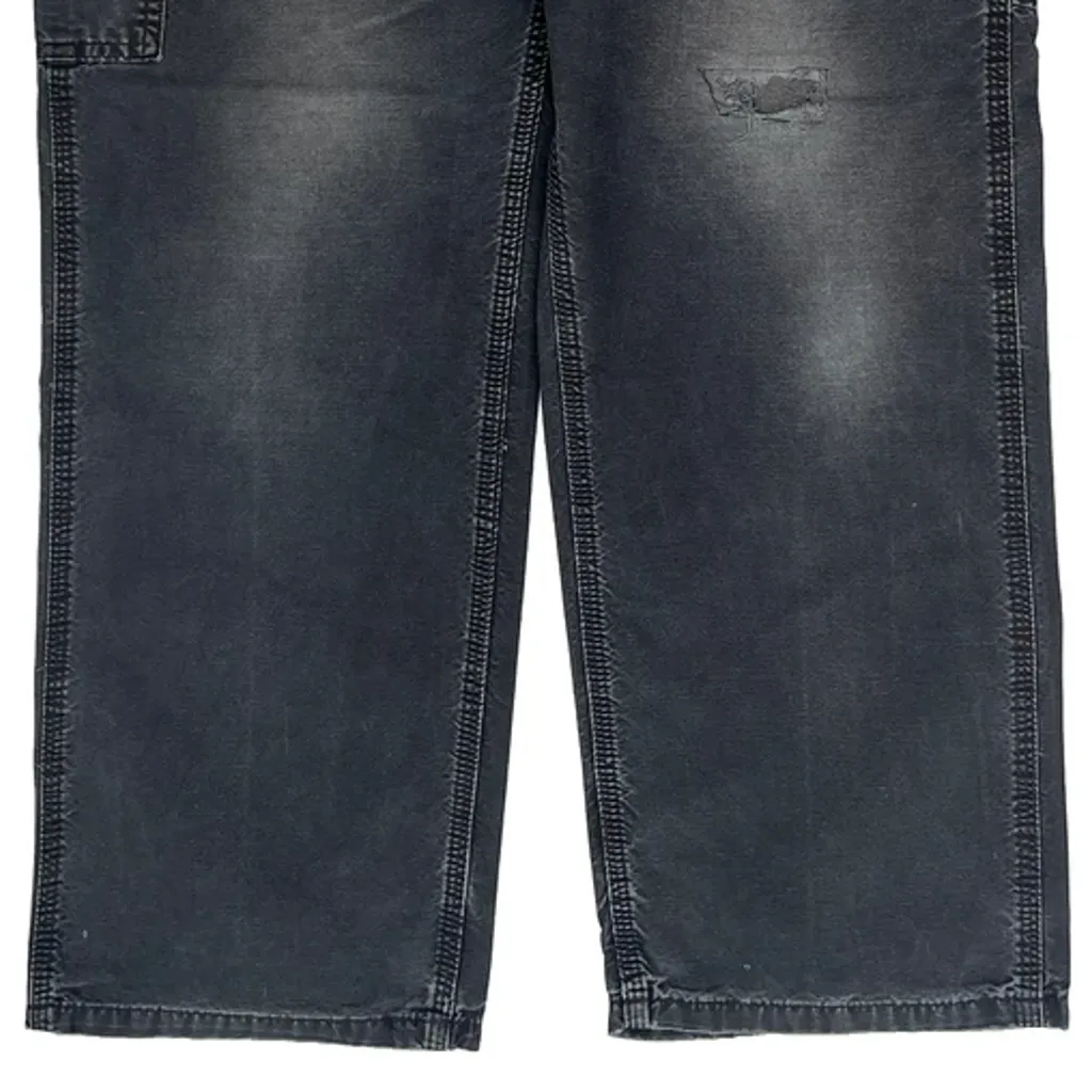 Carhartt Carpenter Trousers - 33W 29L Black Cotton - Image 10