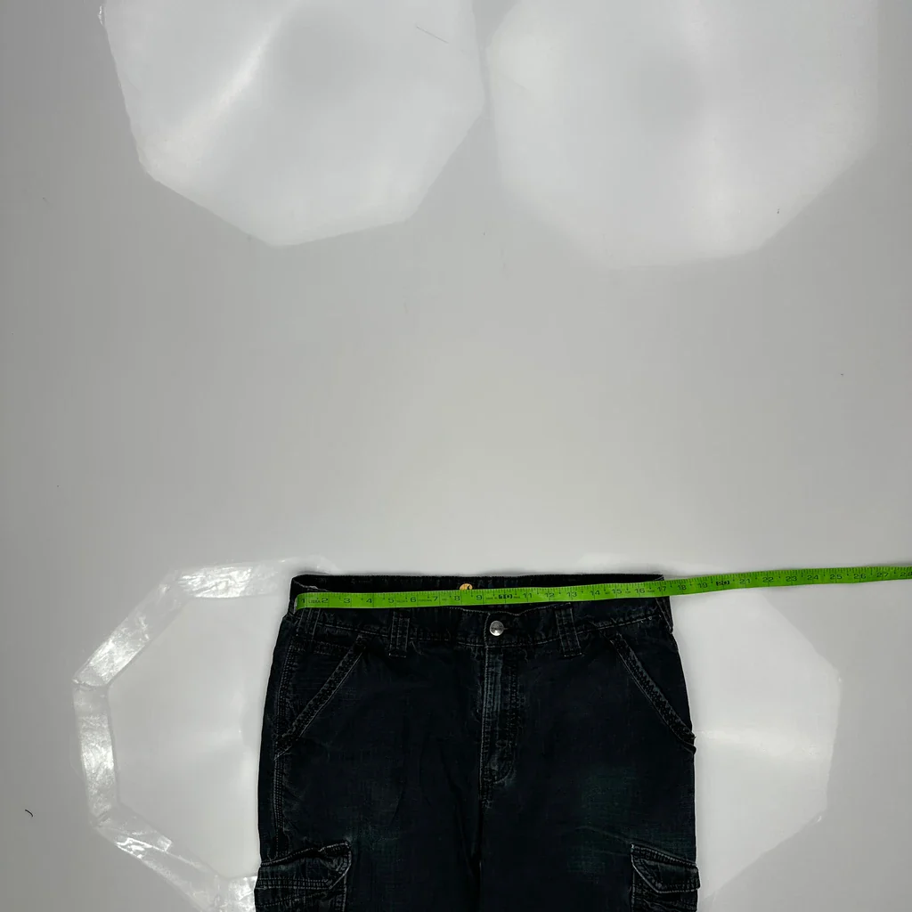 Carhartt Carpenter Trousers - 34W 30L Black Cotton - Image 3
