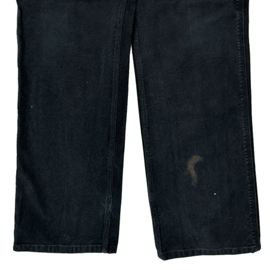 Carhartt Carpenter Trousers - 34W 34L Black Cotton - Image 10