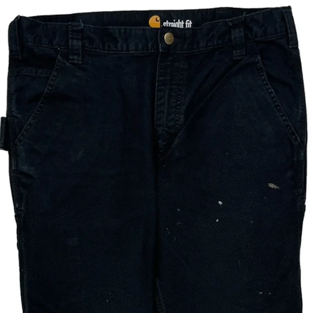 Carhartt Carpenter Trousers - 34W 32L Black Cotton - Image 10