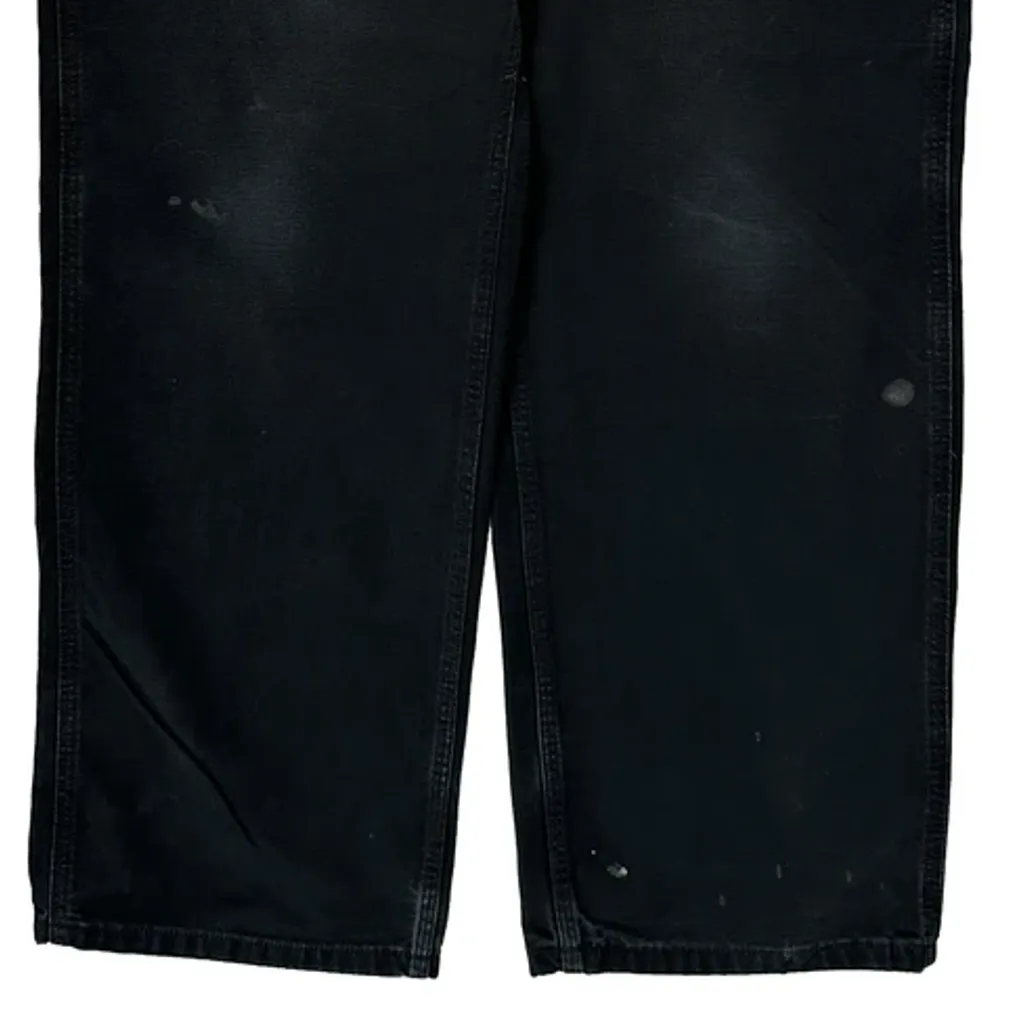 Carhartt Carpenter Trousers - 34W 33L Black Cotton - Image 8
