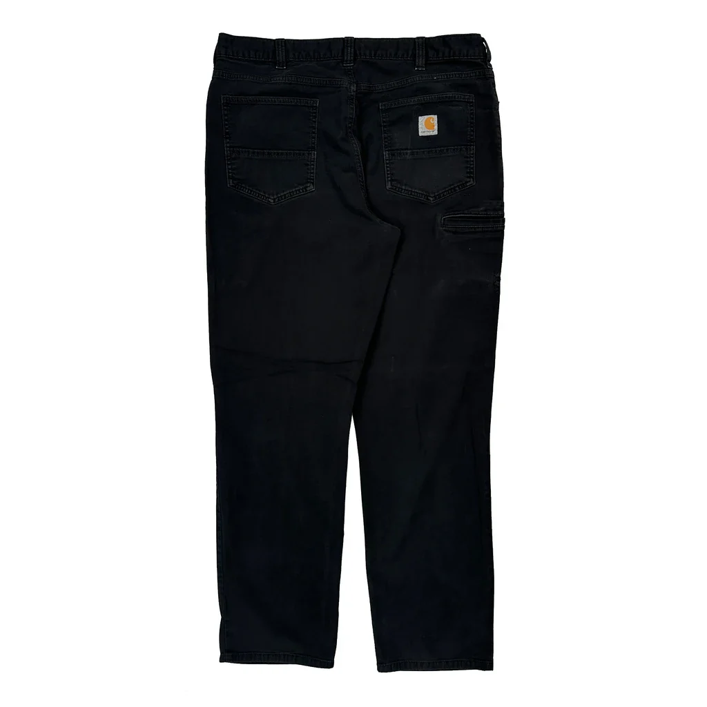Carhartt Carpenter Trousers - 36W 32L Black Cotton