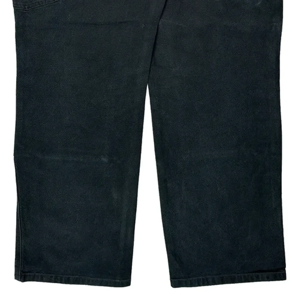 Carhartt Double Knee Carpenter Trousers - 37W 31L Black Cotton - Image 8