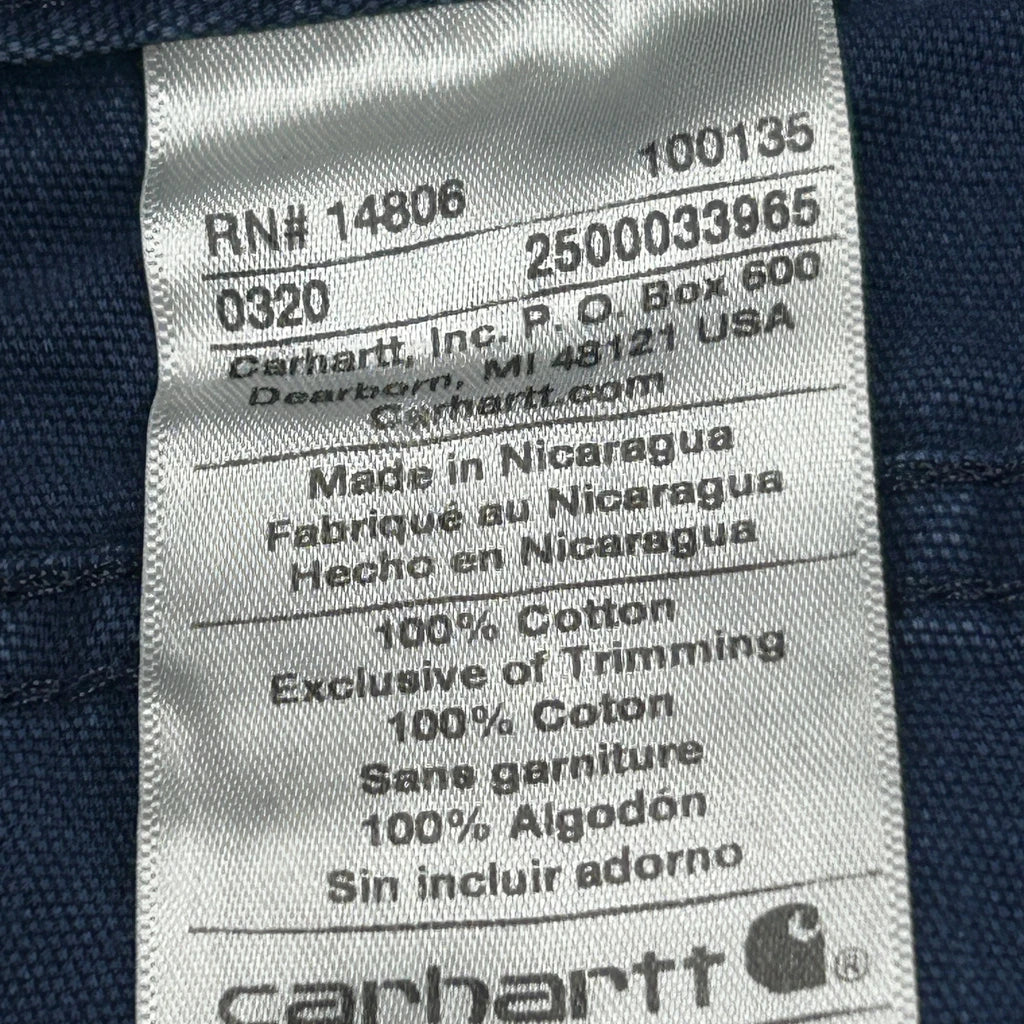Carhartt Carpenter Trousers - 31W 31L Blue Cotton - Image 6