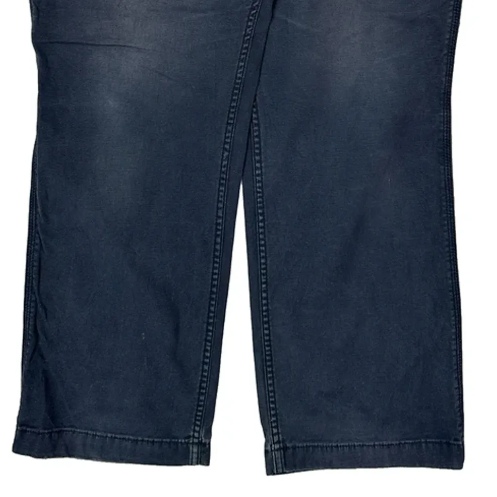 Carhartt Carpenter Trousers - 32W 28L Blue Cotton - Image 10