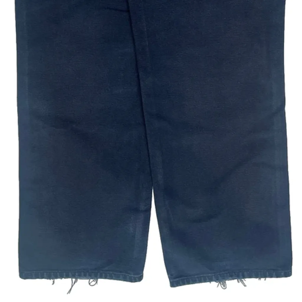 Carhartt Double Knee Carpenter Trousers - 32W 32L Blue Cotton - Image 8