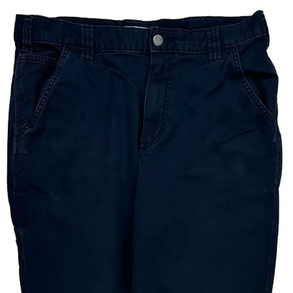 Carhartt Carpenter Trousers - 32W 28L Blue Cotton - Image 9