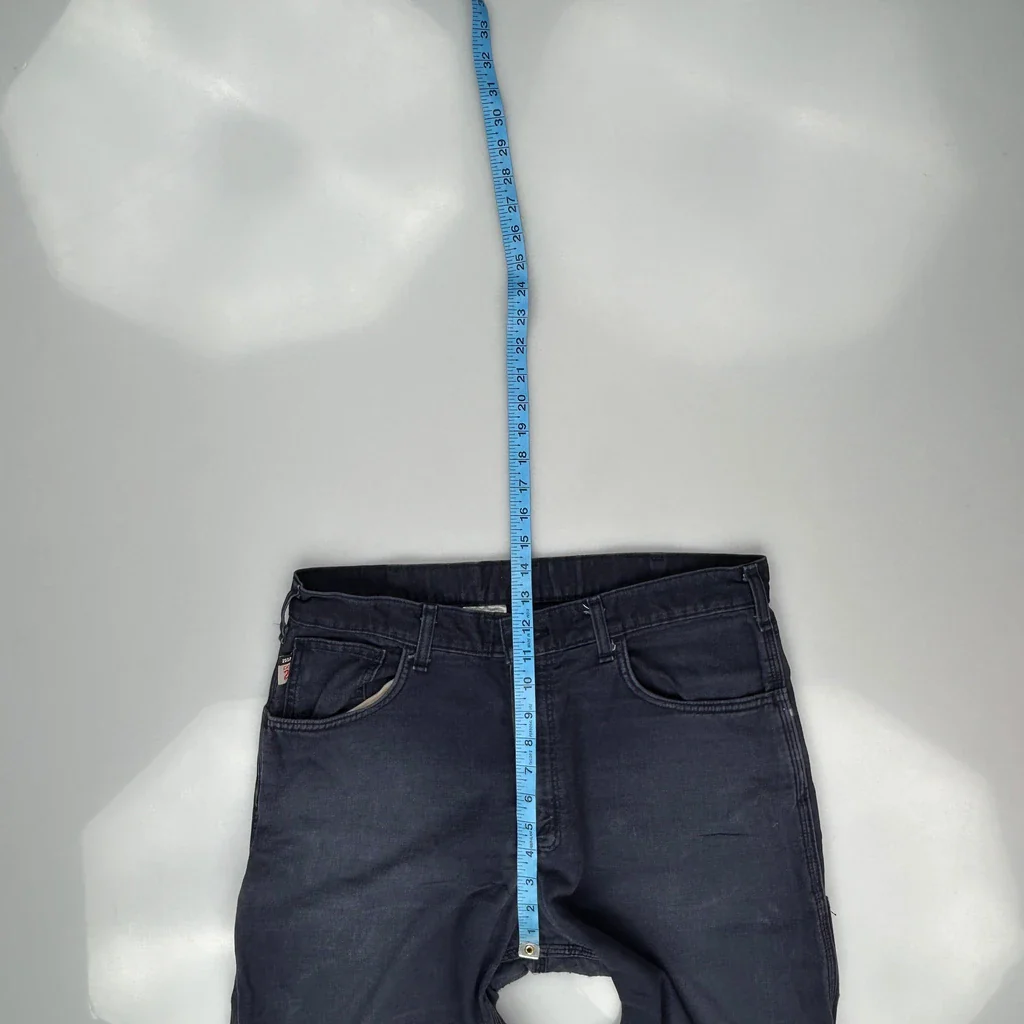 Carhartt Carpenter Trousers - 34W 32L Blue Cotton Blend - Image 4