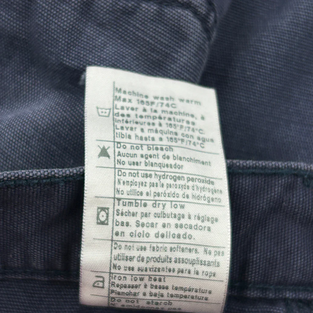 Carhartt Carpenter Trousers - 34W 32L Blue Cotton Blend - Image 7