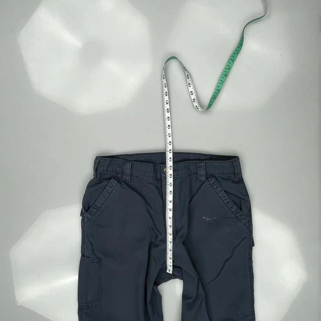 Carhartt Carpenter Trousers - 36″ Waist Blue Cotton - Image 4