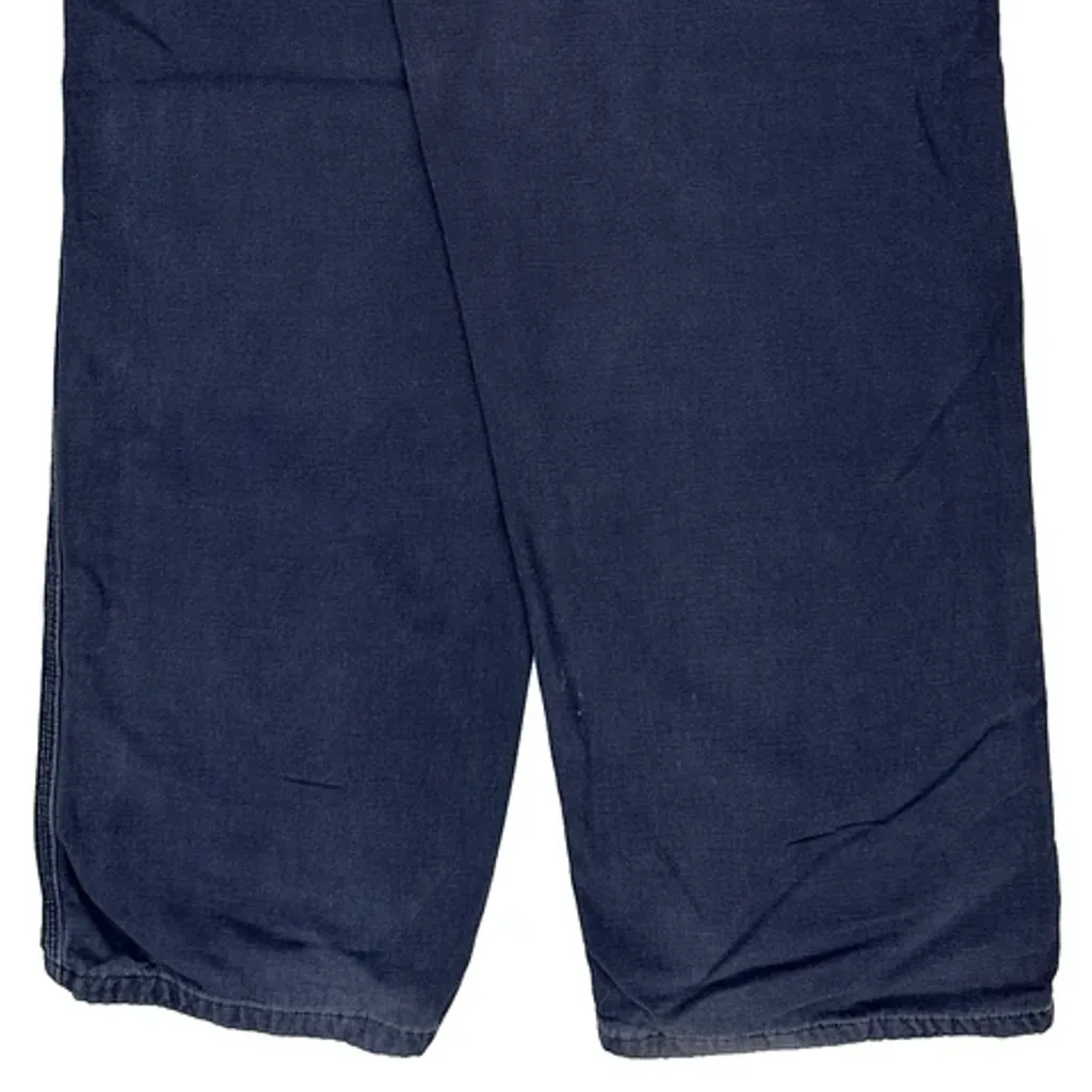 Carhartt Carpenter Trousers - 38W 32L Blue Cotton Blend - Image 9
