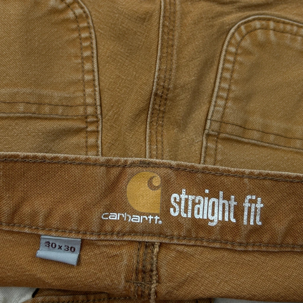 Carhartt Carpenter Trousers - 29W 28L Brown Cotton - Image 6