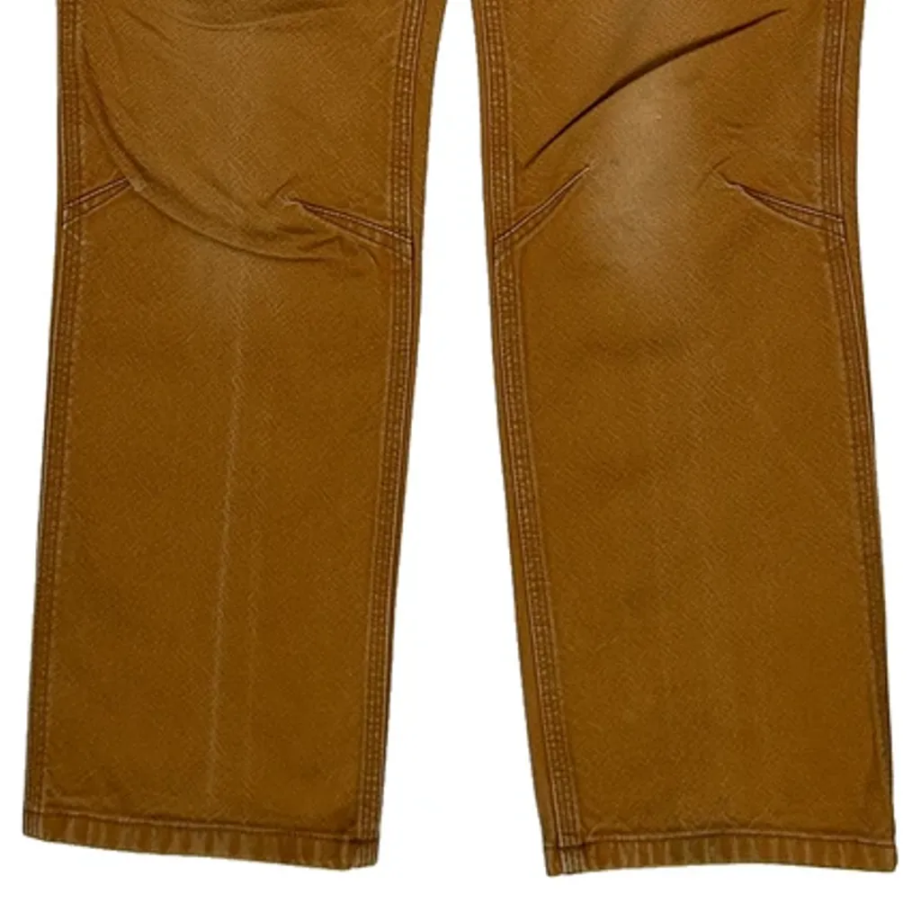 Carhartt Carpenter Trousers - 29W 28L Brown Cotton - Image 9