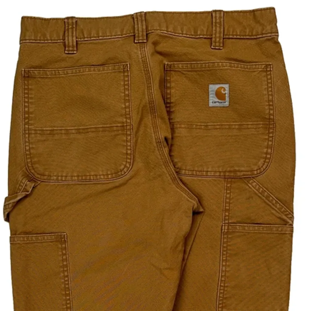 Carhartt Carpenter Trousers - 30W 31L Brown Cotton - Image 8