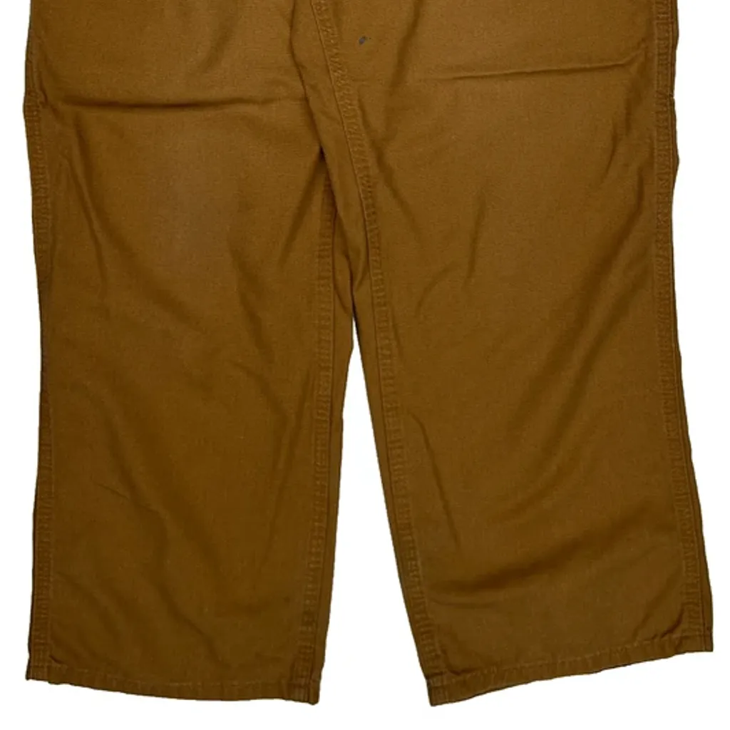 Carhartt Carpenter Trousers - 30W 28L Brown Cotton Blend - Image 7