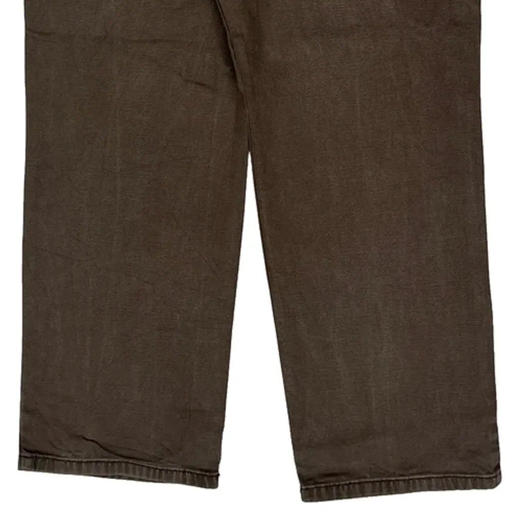 Carhartt Carpenter Trousers - 30W 28L Brown Cotton - Image 8