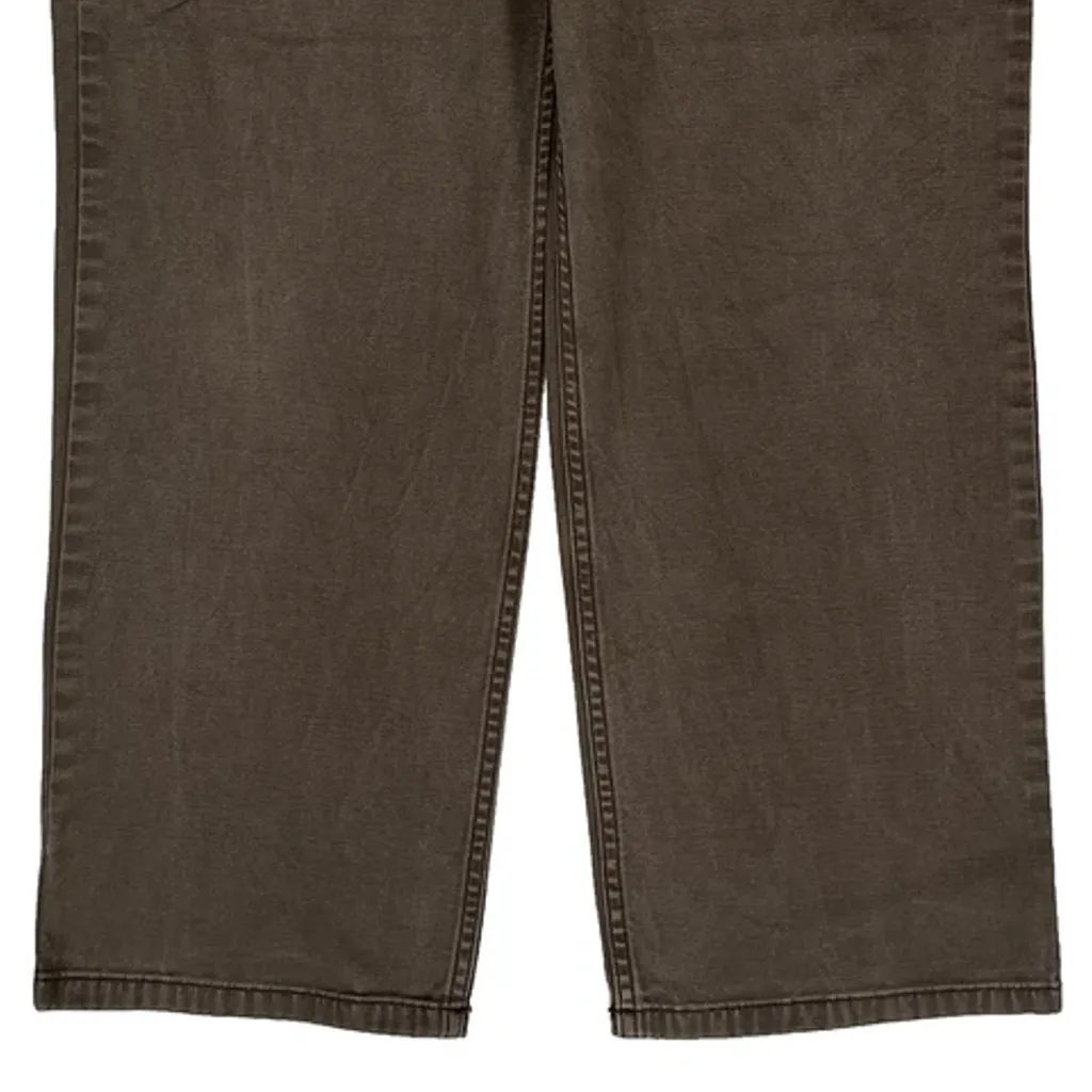 Carhartt Carpenter Trousers - 30W 28L Brown Cotton - Image 9
