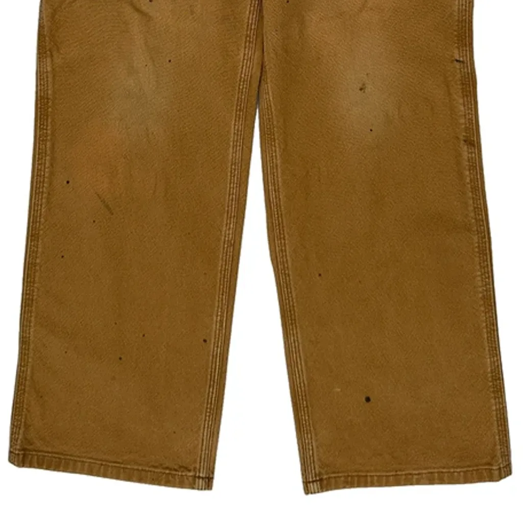 Carhartt Carpenter Trousers - 30W 30L Brown Cotton - Image 9
