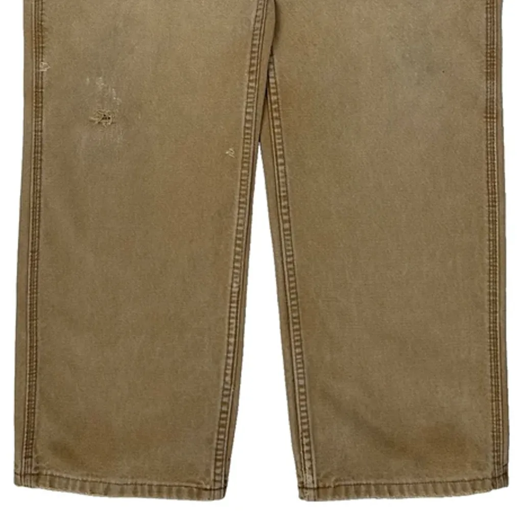 Carhartt B11 Brn Carpenter Trousers - 30W 31L Brown Cotton - Image 10